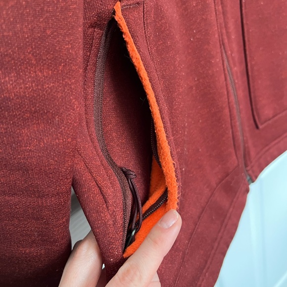 Northface Maroon and Orange Jacket - Picture 4 of 7
